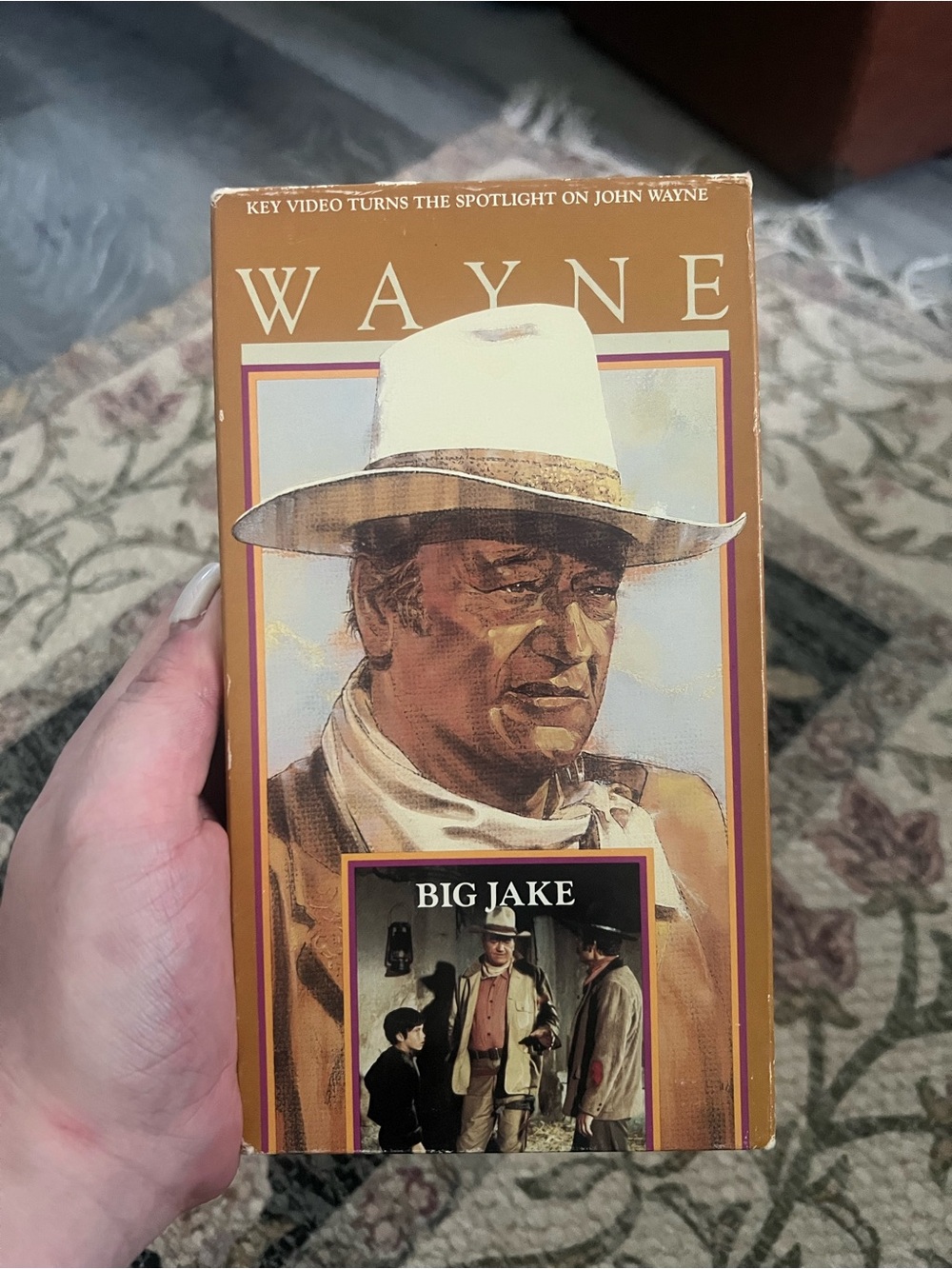 Wayne Big Jake VHS - Brown & Cream Western Cover